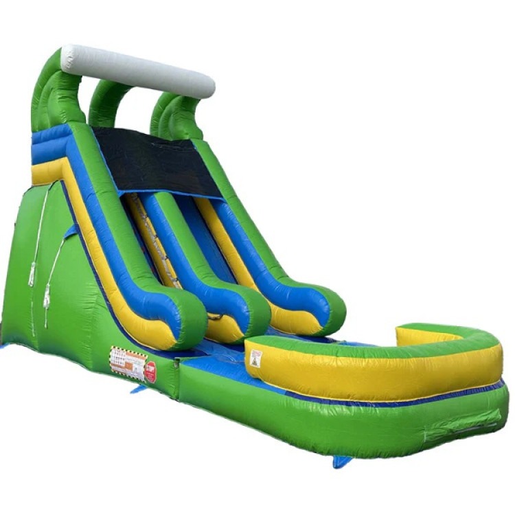 16' Green Water Slide